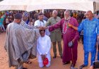 Isherev community jubilates as Dr. Terna Francis delivers Gov. Alia's Xmas largesse, receives roral blessings