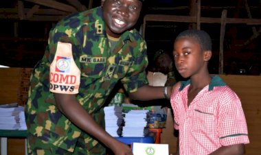Operation Whirl Stroke Celebrates Independence Day with Displaced Children in Benue