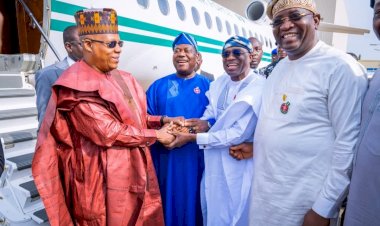 Shettima calls for unity, reconciliation between Gov. Alia and Sen Akume at son’s wedding