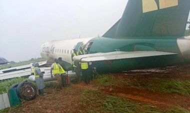 How 68 passengers escape as Enugu Airlines plane overshoots runway, crash-lands at Benin Airport