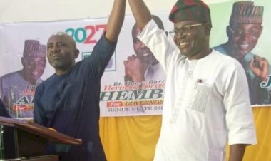 2027: I'll hand over to Benue South after four years, says ADC gov'ship candidate Hembe