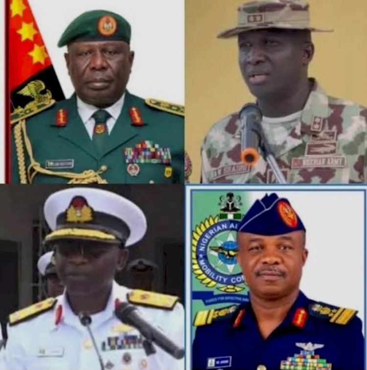 Tinubu seeks Senate confirmation of newly appointed Service Chiefs