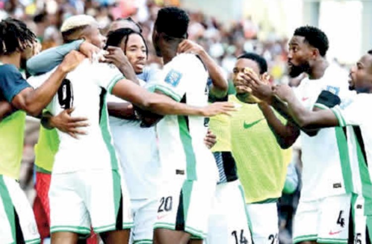 Super Eagles cruise into CAF playoff final after extra-time triumph over Gabon