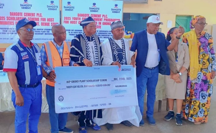 Dangote cement triples scholarship fund, empowering over 230 students in Benue host communities