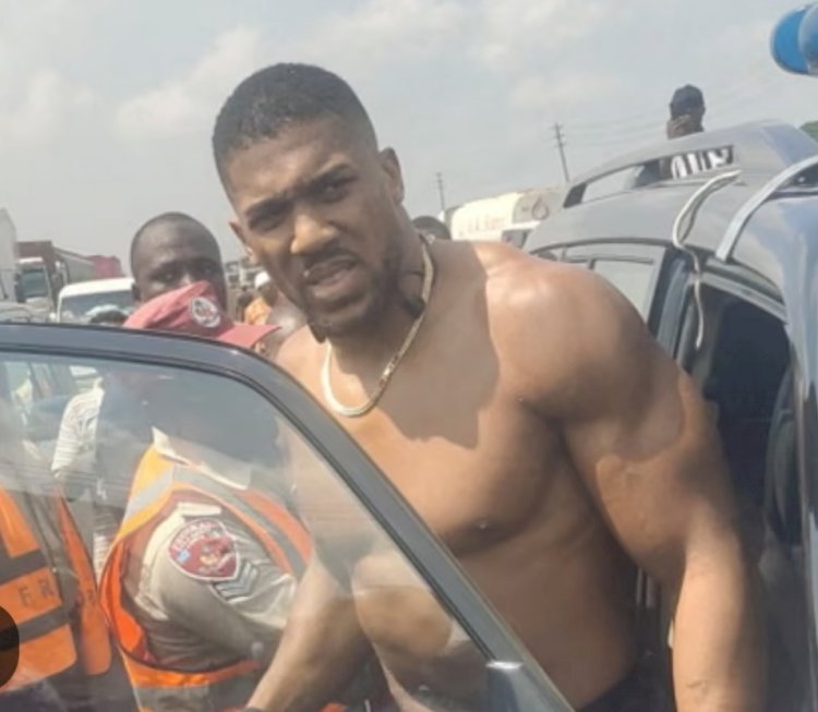 Anthony Joshua discharged from hospital after fatal road accident in Lagos–Ogun corridor
