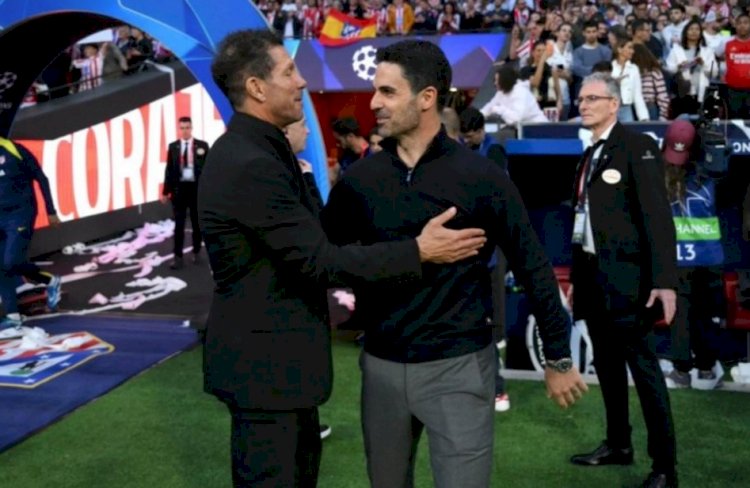 UEFA Champions League: Arteta sympathises with Simeone over near-miss season