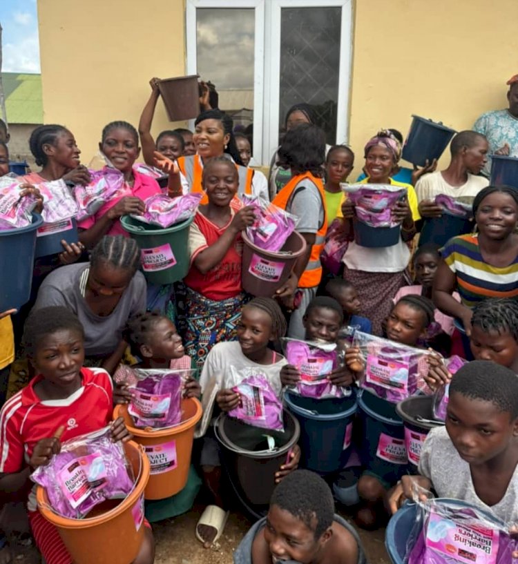 IHRGA empowers Benue IDP women with reusable pad production, dignity kits