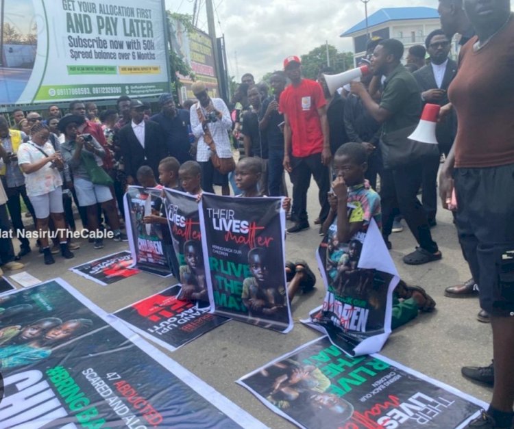 Protests in Oyo, Ogun as outrage grows over teachers', pupils' abduction in Oyo State, demand rescue of victims