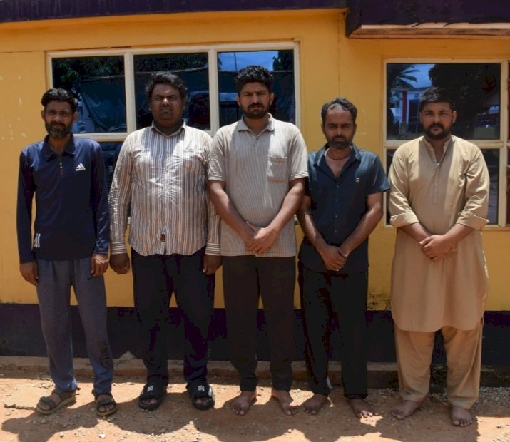 Police arrest five Pakistanis in Benue, recover 35 mobile lhones