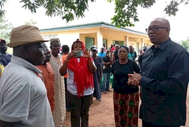 Peter Obi visits Otukpo-Nobi, condoles with victims of Benue attack