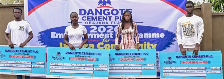 Dangote Cement Empowers 100 Jakura Residents, Awards Scholarships